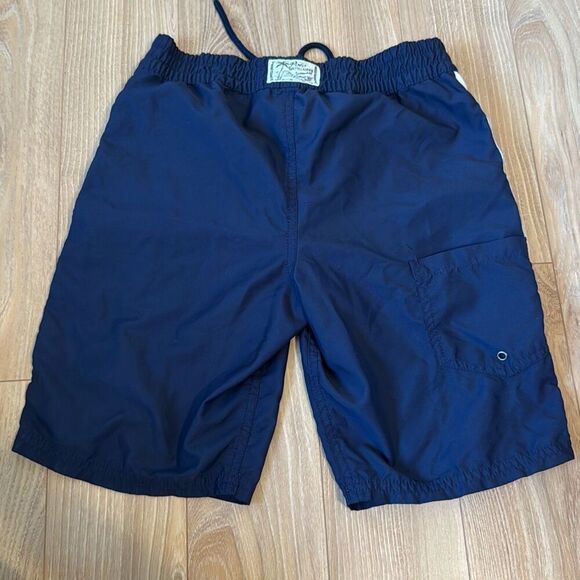 boys polo ralph lauren blue and white #3 swim trunk size small (8) - Picture 9 of 10